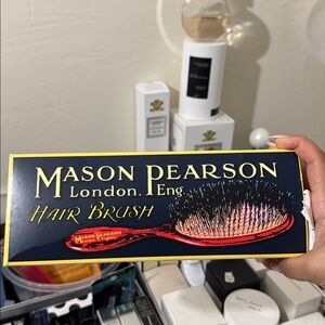 Pearson Handy Bristle & Nylon Brush - Dark Ruby